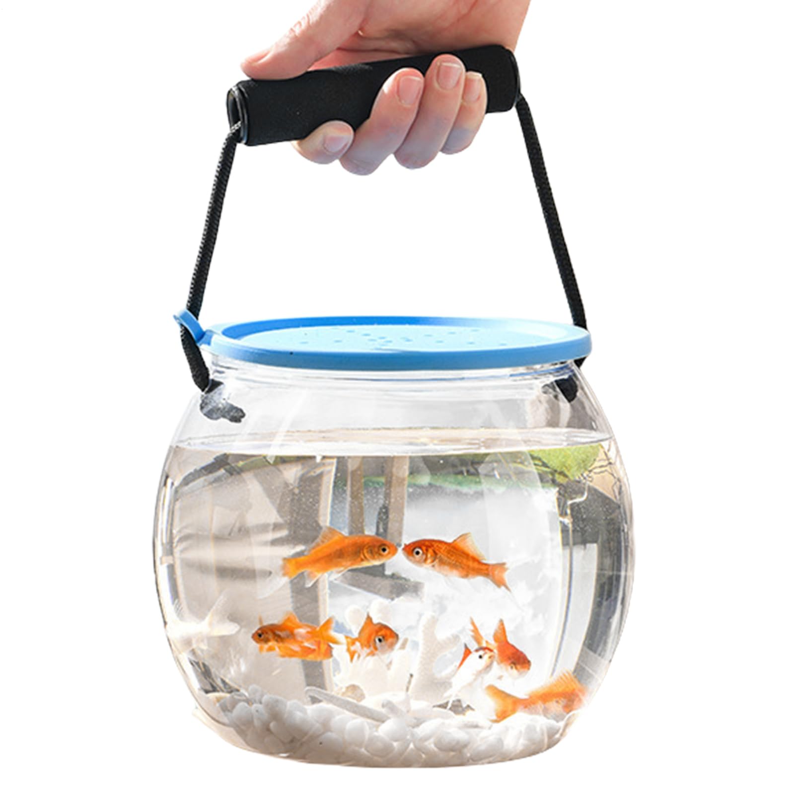 Acquario Per Pesci Mobiclinic Nemo 4 Litri - Boccia Rotonda In Plastica PET | Per Betta E Pesci Rossi - Foto 13