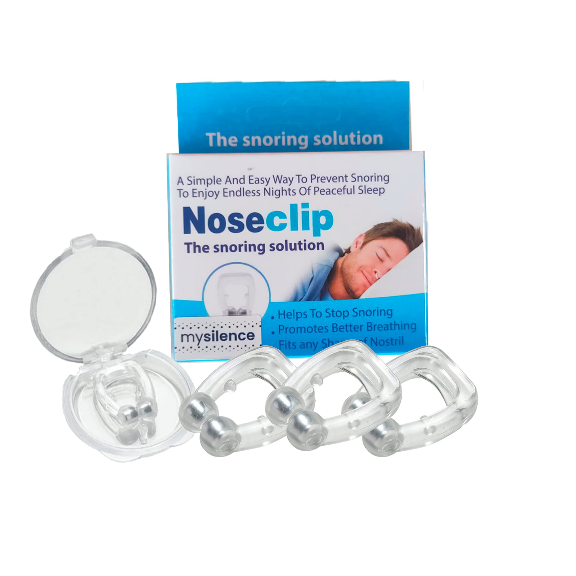 Mysilence 3 pcs - Clip nasal - antirronquidos - respiración - ayuda antirronquidos