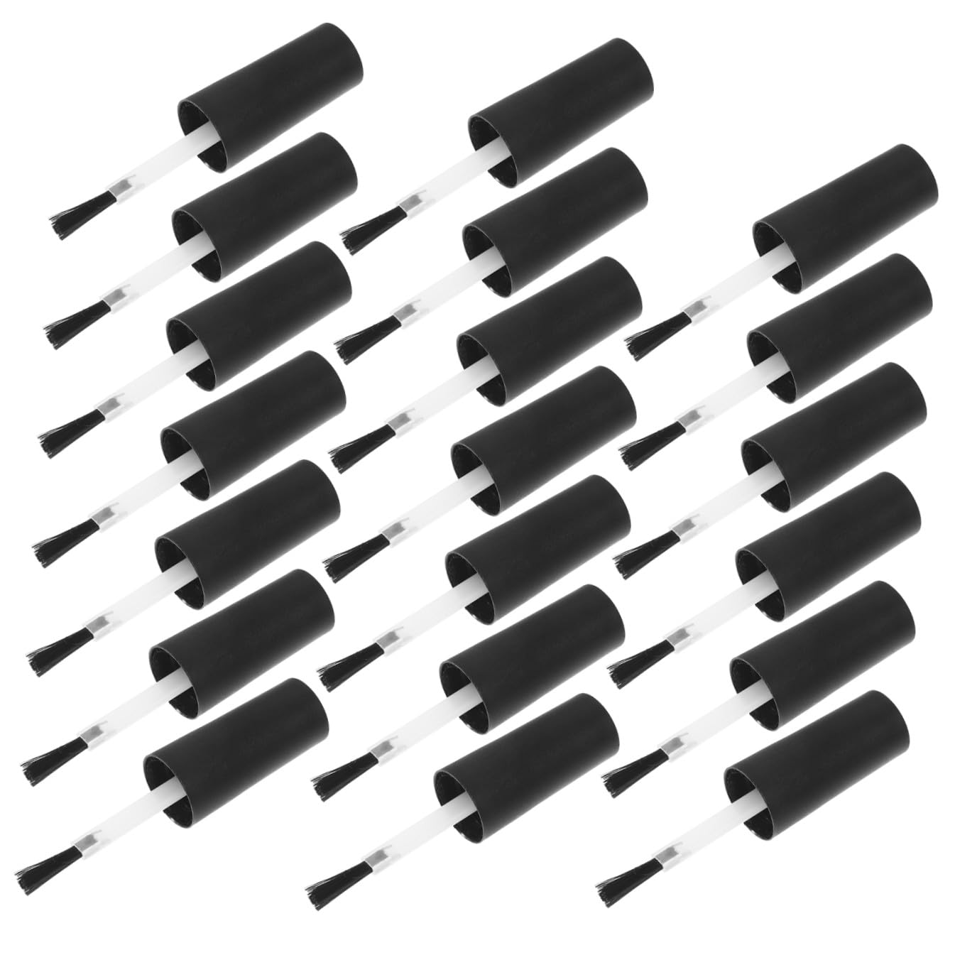 Healeved 60piezas Cepillos Para Esmalte De Uñas Con Reemplazo De Brochas Para Botellas De Esmalte y Gel Diseño Práctico y Para Aplicación
