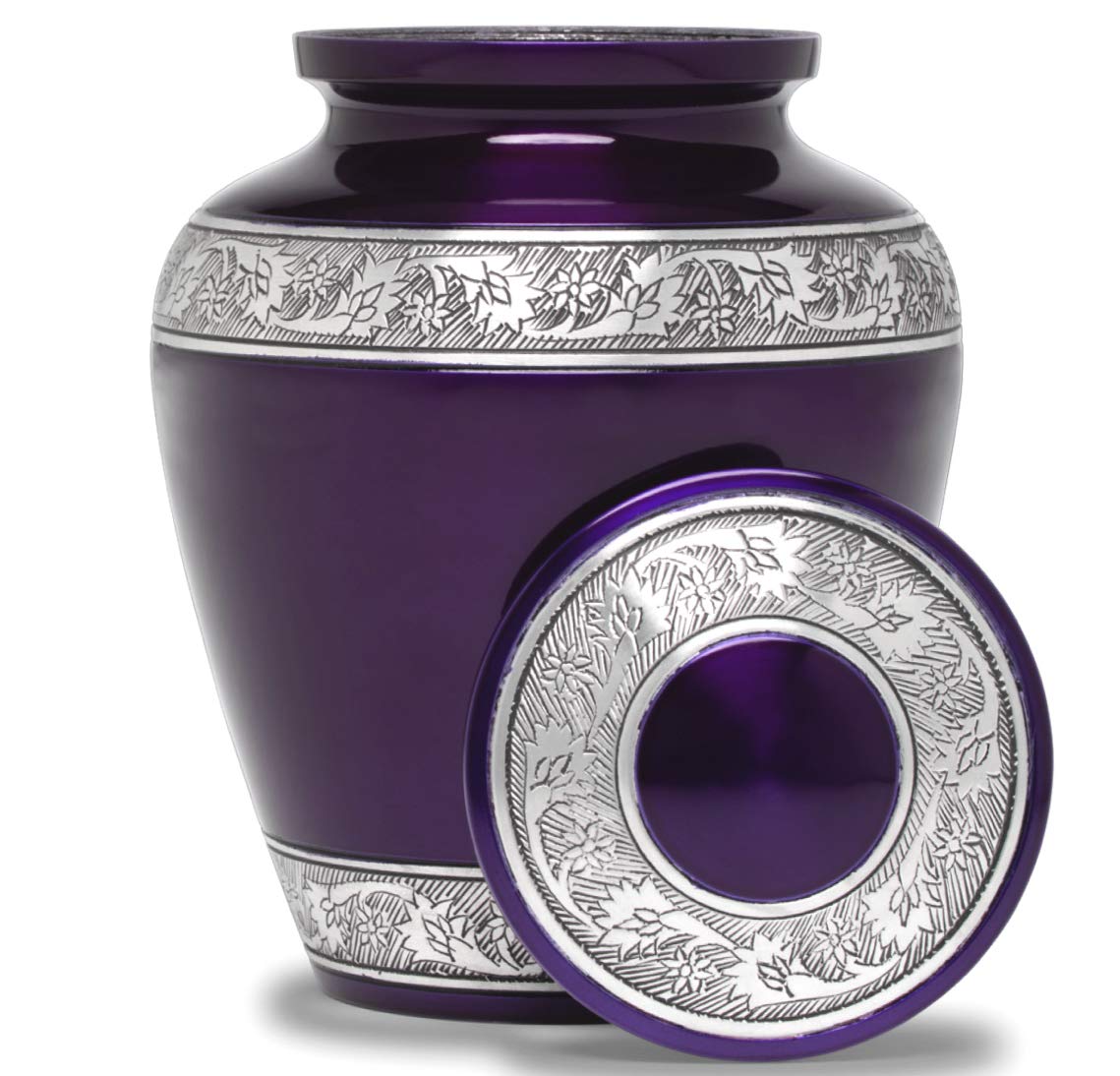 Eternal Harmony Cremation Urn for Human Ashes | Funeral Urn Carefully Handcrafted with Elegant Finishes to Honor and Remember Your Loved One | Adult Urn Large Size with Beautiful Velvet Bag