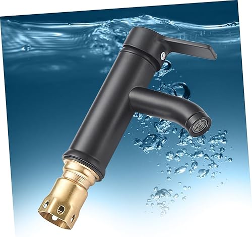 Miniatura 2 de DOITOOL Grifo de fregadero de utilidad grifo negro grifo de cocina grifo de lavabo grifos de baño grifos de baño de acero inoxidable