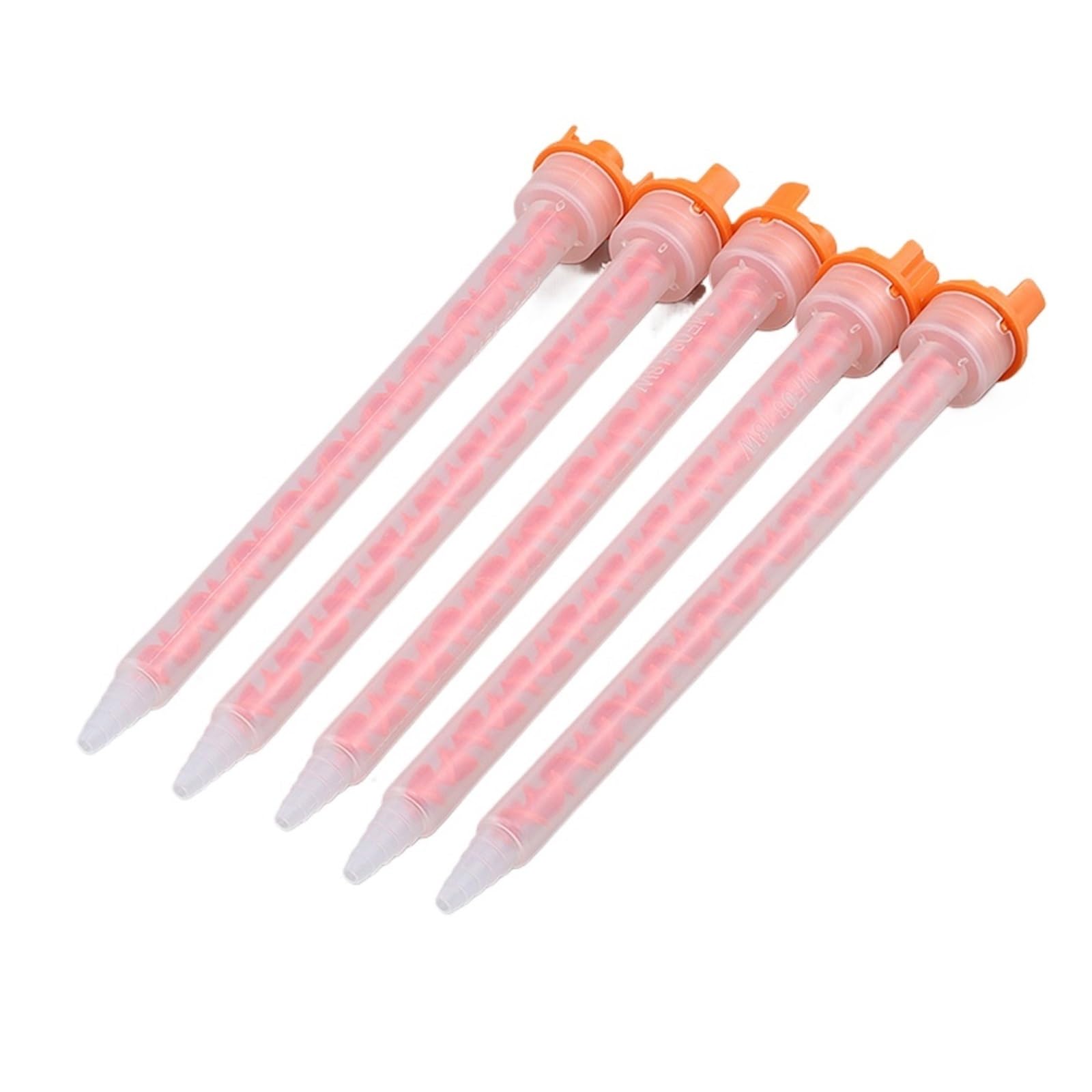 Epoxy Mixing Nozzle 320pcs Epoxy Static Mixing Nozzle MFHX08-18T (4:1/10:1 Ratio)
