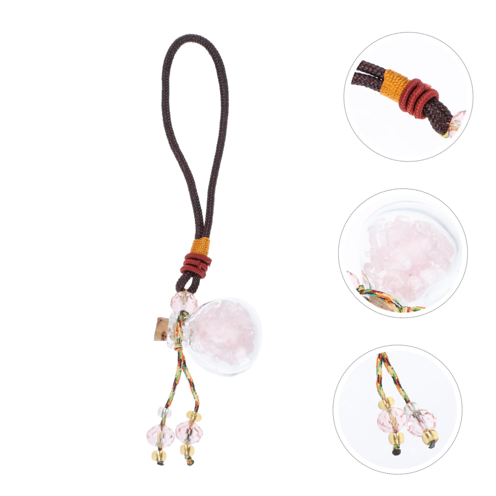 STOBAZA 5piezas Botella De Perfume De Para Colgar Difusor De Esencial Natural Colgante Decorativo Para Retrovisor Aromatizante Para Automóvil y Diseño Elegante