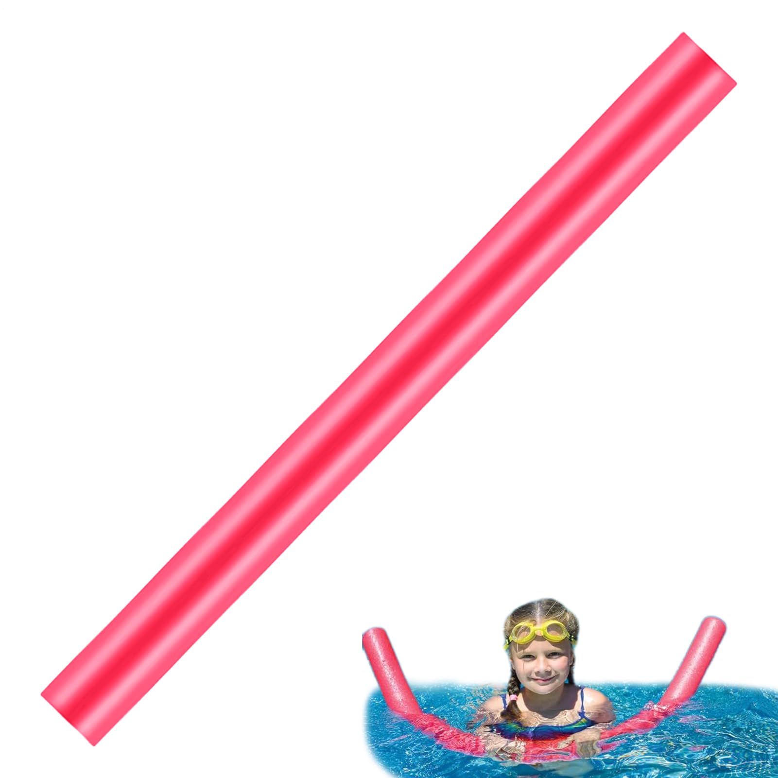 Noodles flessibili per piscina, tubo in schiuma per noodles galleggianti solidi/vuoti, bastone galleggiante, aiuto galleggiante per bambini e adulti