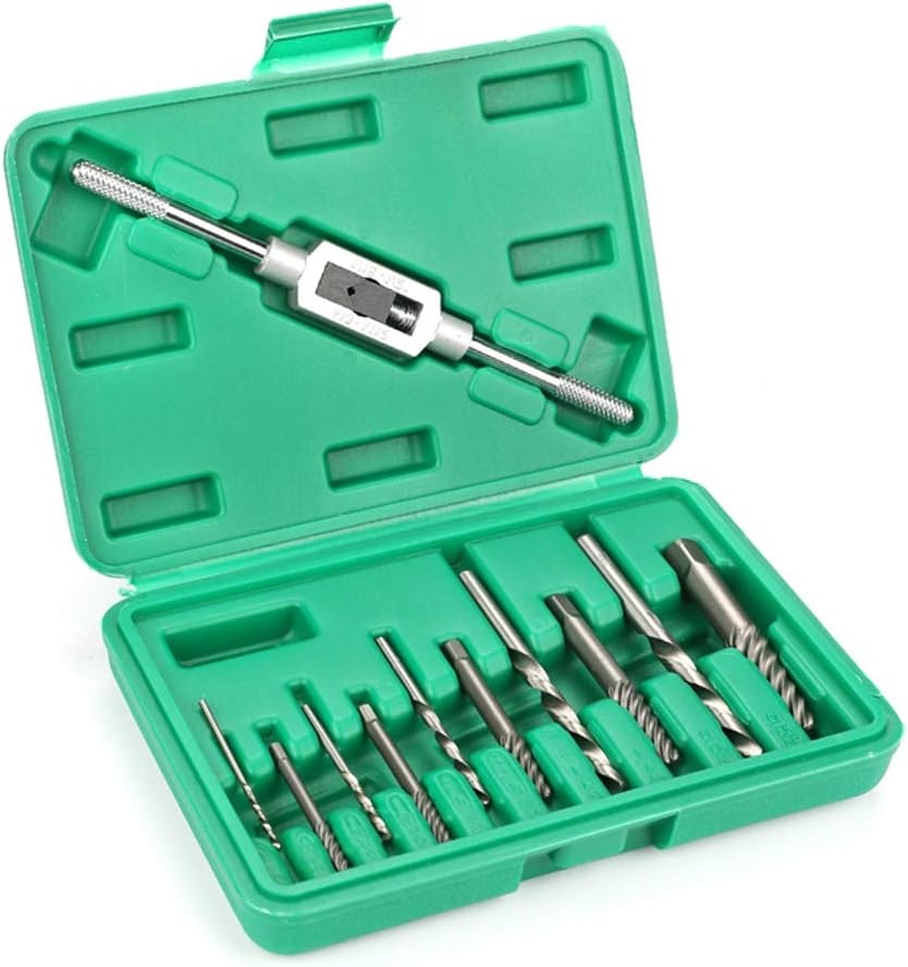 LOKUO Damaged Screw Extractor Tool Kit Set Screw Remover Remove Broken Stripped Bolt Fastener with Plier Wrench