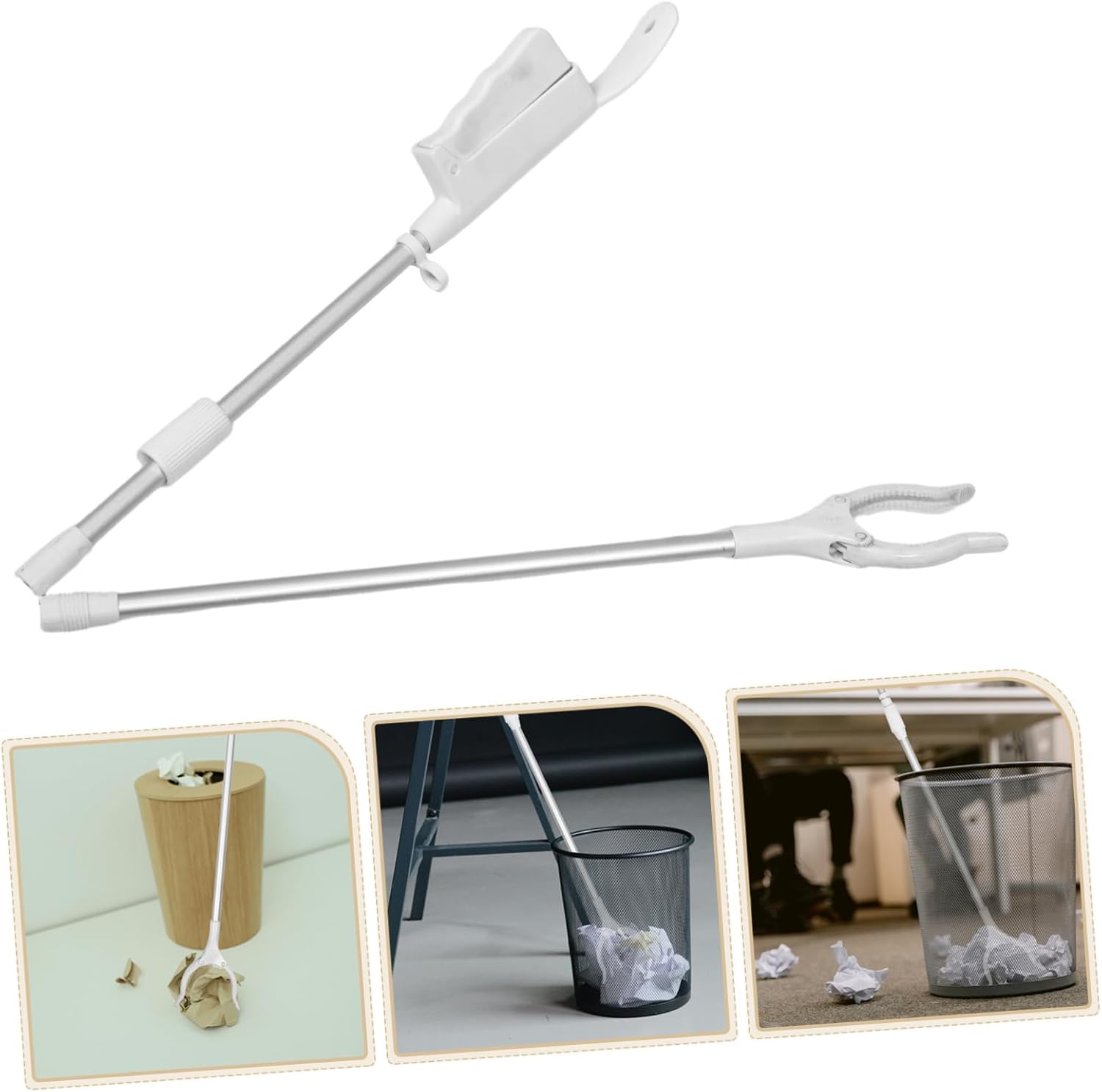 PRETYZOOM Elderly for Seniors Foldable Reaching Aid Litter Retrieval Stick Long Handle