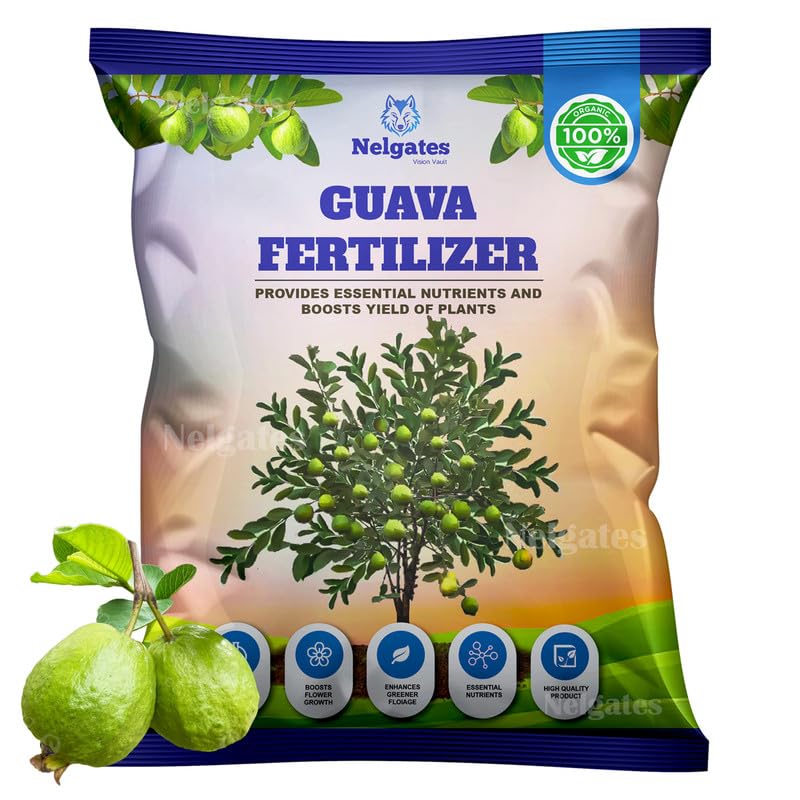 Nelgates premium Guava plant fertilizer Organic plant fertilizer for garden guava plant growth booster flower fruit tree fertilizer 500grams (B0DBLQWPST) Amazon Price History, Amazon Price Tracker