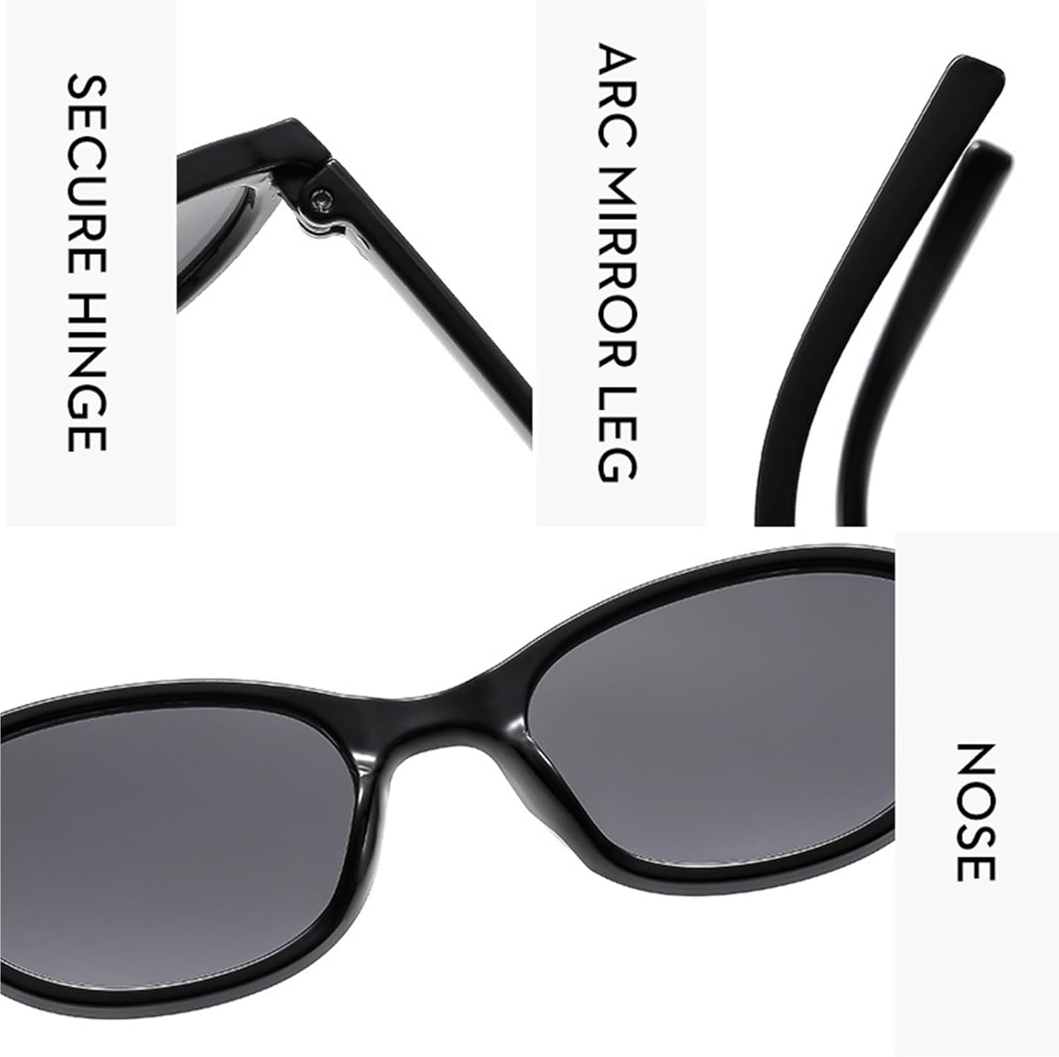 Small Frame Trendy Men Sunglasses Commuter Shopping Women Photo Sun Glasses