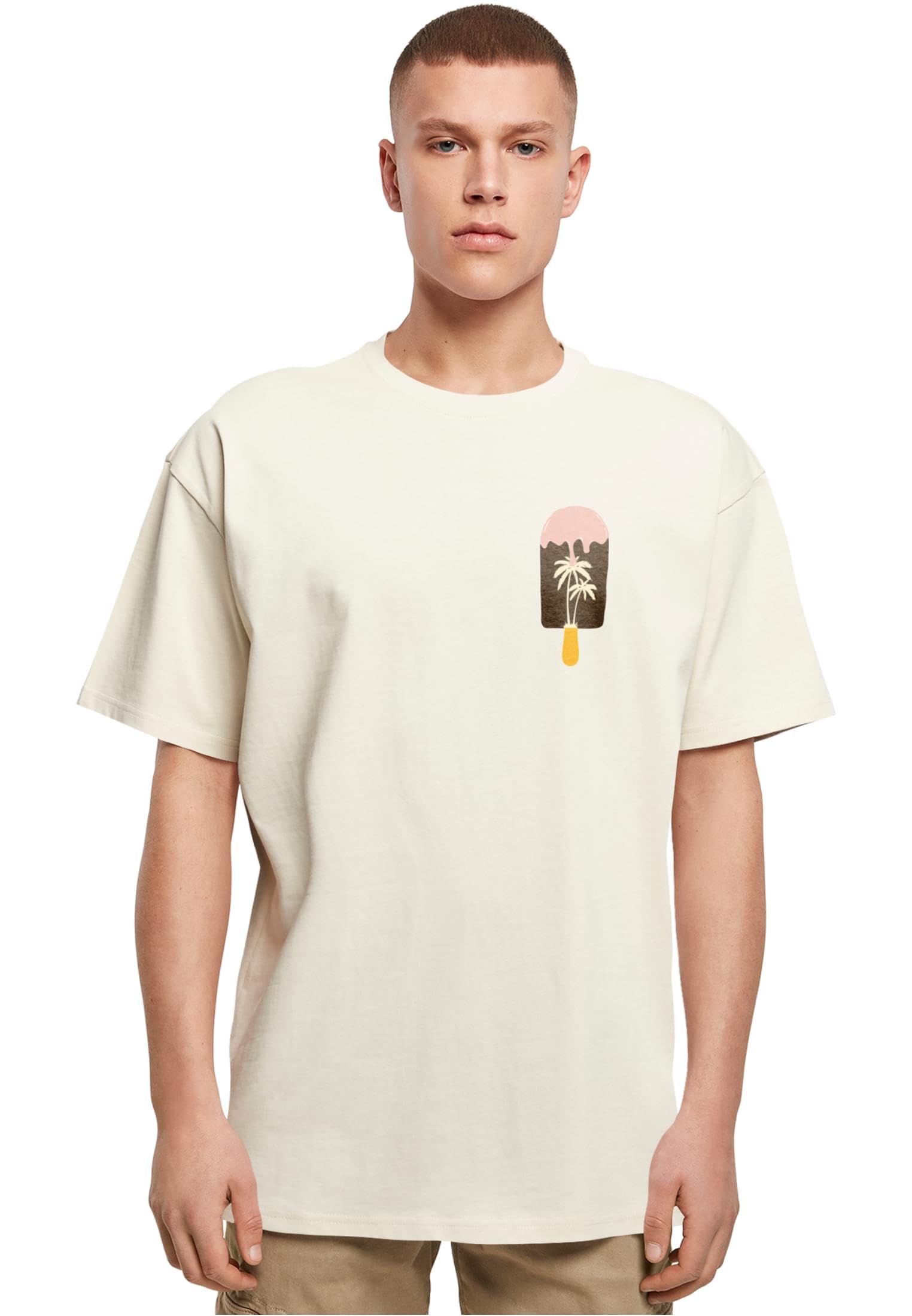 MERCHCODE T-shirt męski, Sand, M