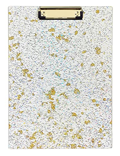 Steel Mill & Co. Portapapeles transparente resistente Cover