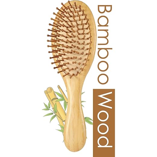 Lyrovo Bamboo Hair Brush Detangling