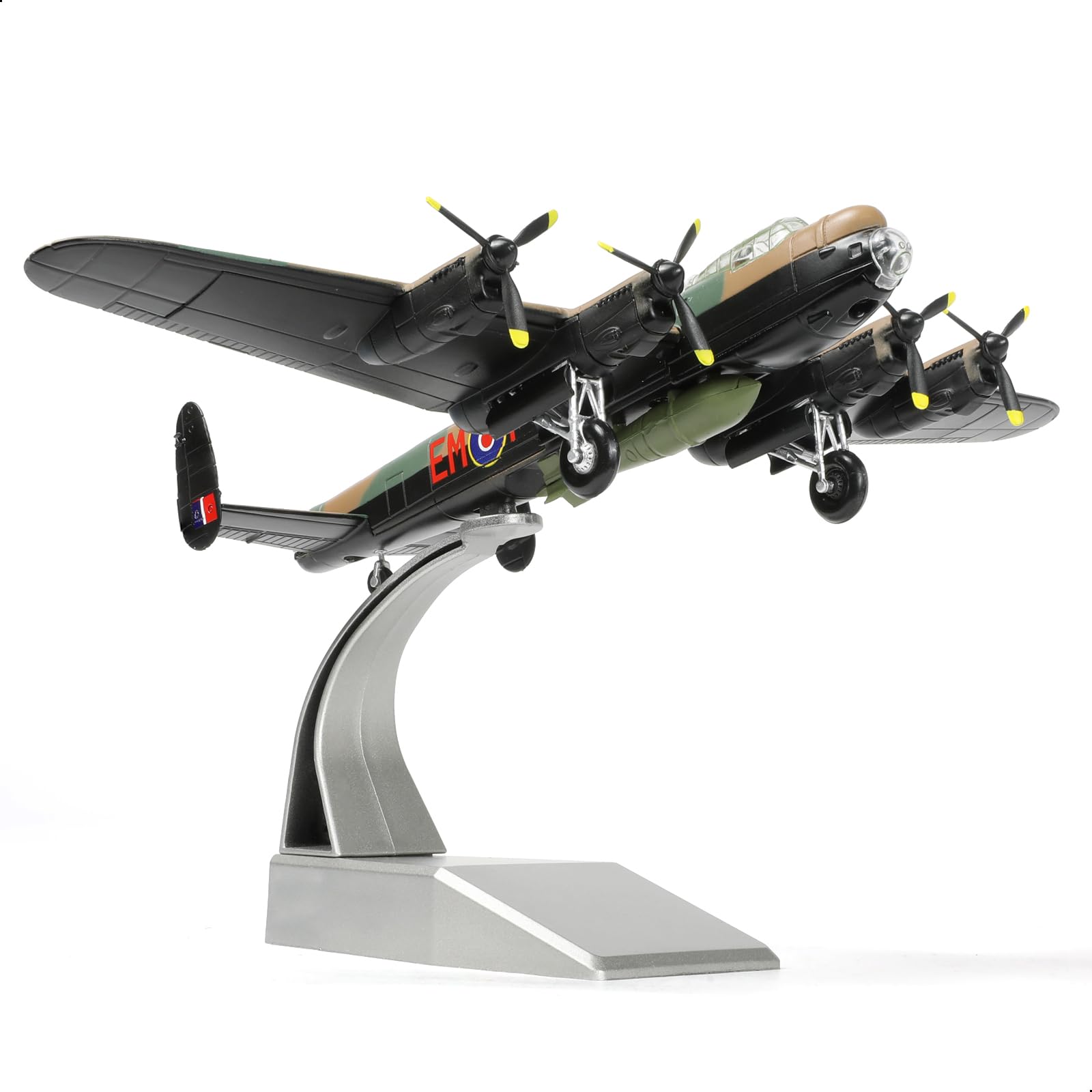 NUOTIE 1/144 Avro Lancaster Heavy Bomber Aircraft Model. Metal Diecast Plane with Display Stand. RAF - Image 3