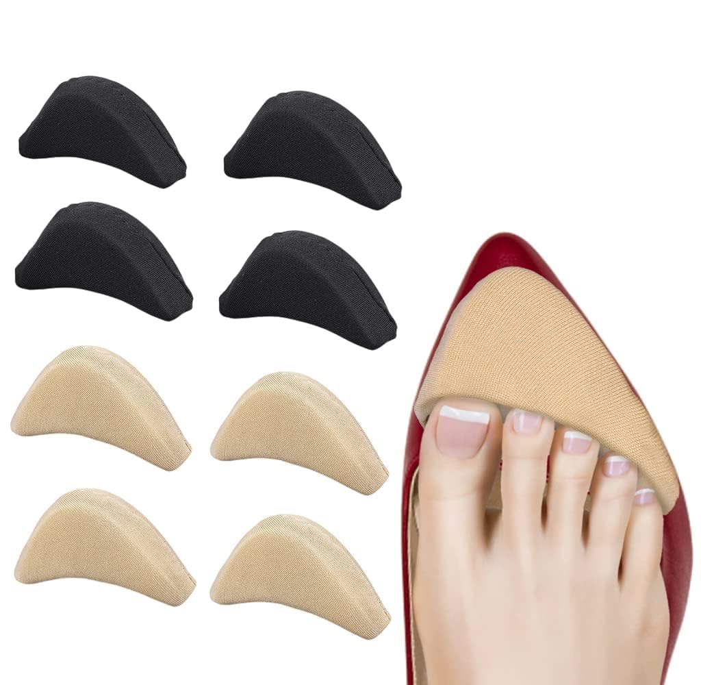 Front Insoles Heel Grips Liner Insert Women High Half Fore foot Toe Plug Cushion Pain Relief Protector Big Shoes Filler Adjustment Shoe Inserts for Men & Women heel liner front-1 Pair-image-28