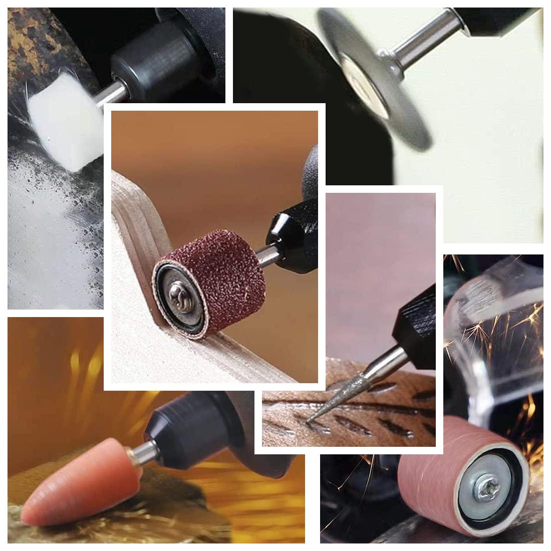 Dremel 723 EZ SpeedClic accessoireset - 100 rotatiegereedschapaccessoires voor snijden, frezen, schuren, reinigen, slijpen, polijsten, verscherpen