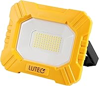 LUTEC 3500LM Rechargeable LED Work Light with Magnetic Stand - 5000K Portable Flood Light for Car Repair, Camping, Emergencies