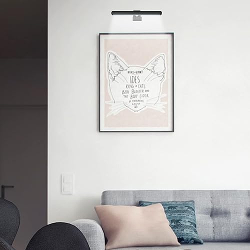 Miniatura 6 de Luces de imagen recargables con control remoto, luz LED de pintura a pilas, regulabletemporizador apagado, 13 pulgadas de metal completo para