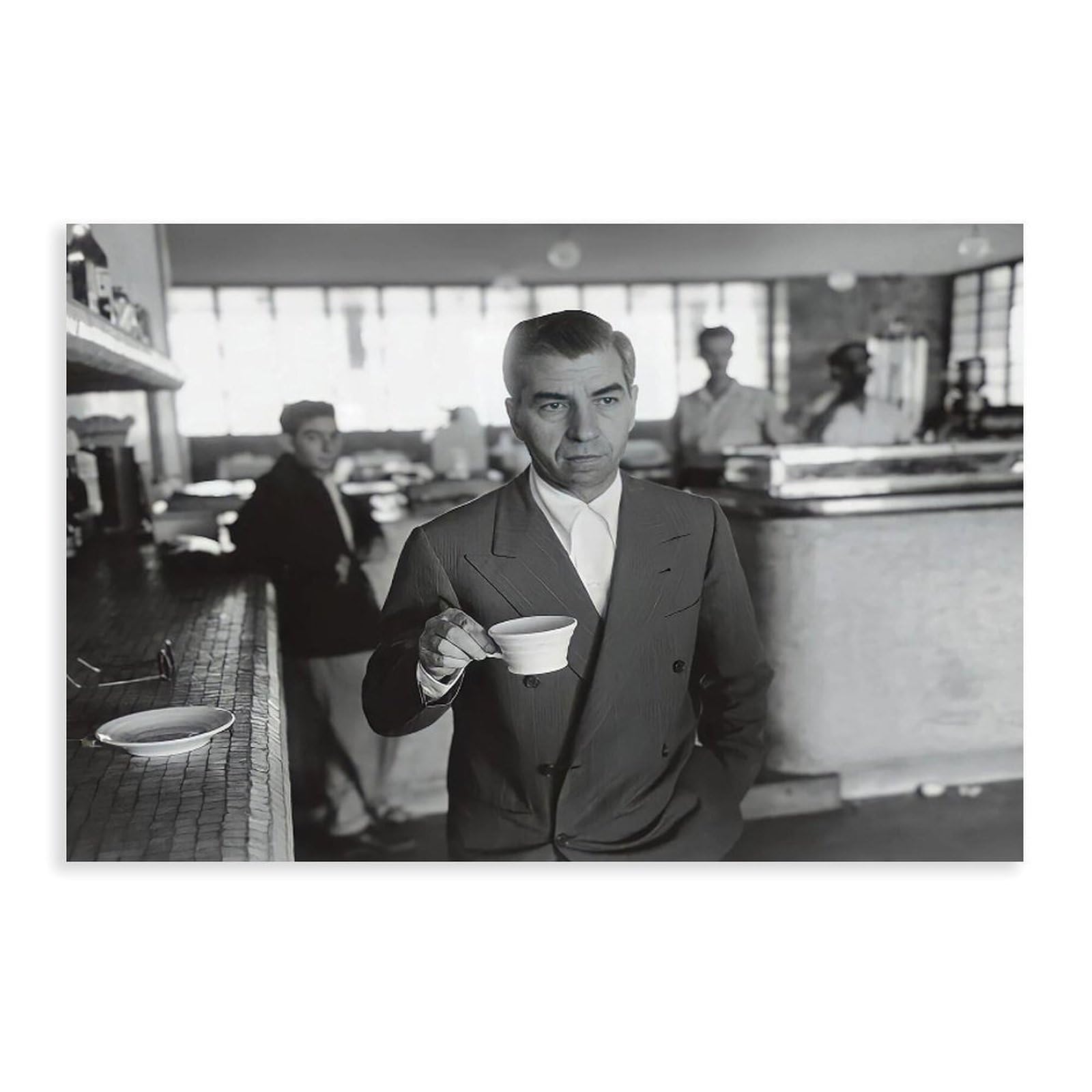 OQUAJK Lucky Luciano Canvas Poster Bedroom Decor Landscape Office Room Decor Gift 24x36inch(60x90cm)