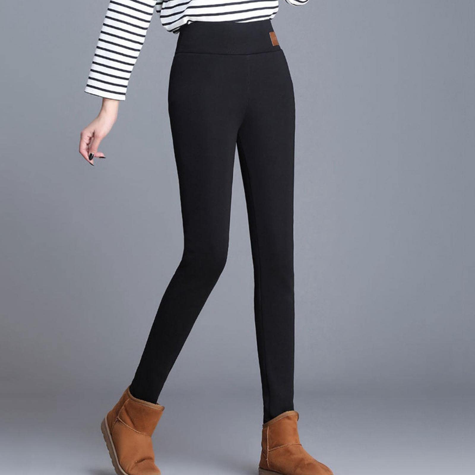 apirily APIRILY® Women Fleece Lined Warm Leggings Thick Tights Winter Warm Heating Pants S | Sporting Goods | Fitness, Running & Yoga | Clothing & Accessories | Women's Clothing-picture-47