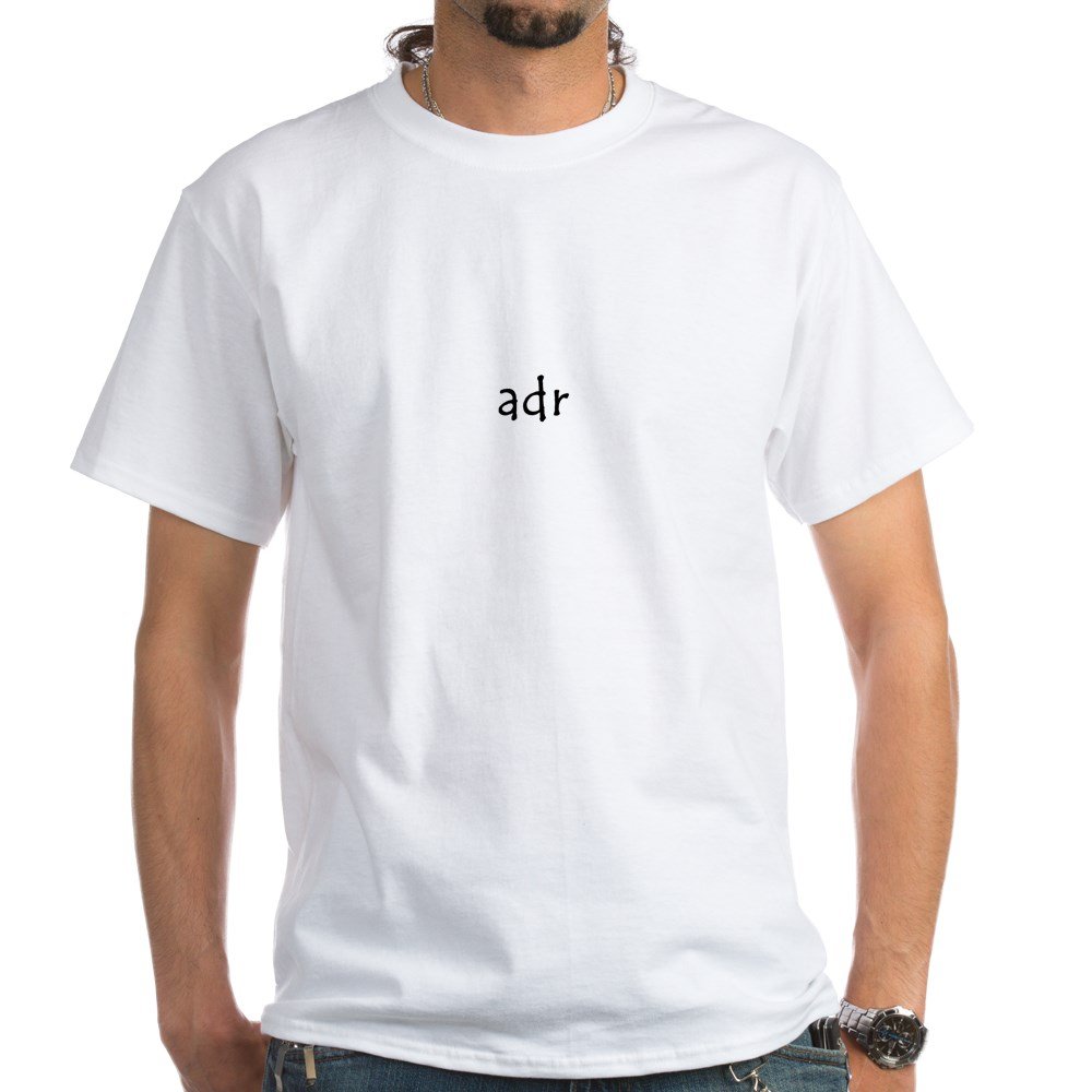 CafePress Adr T Shirt 100% Cotton T-Shirt, White