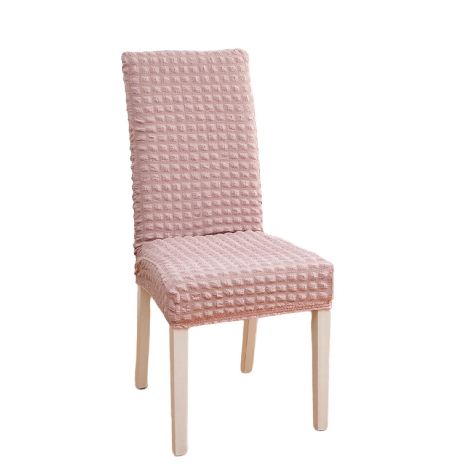 Msioytog Dining Room Chair Covers Elastic Removable Washable Chair Covers for Kitchen Hotel Wedding Banquets Christmas Party Dining Slipcovers