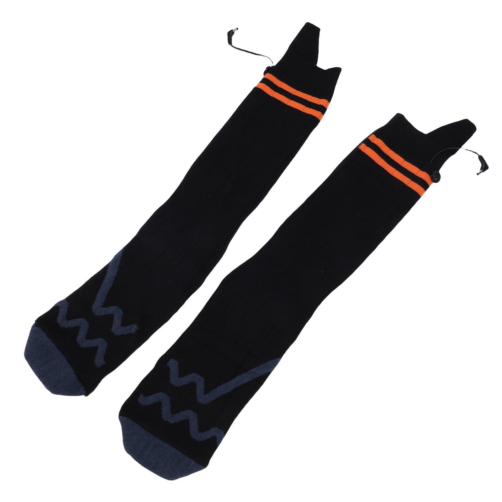 Chaussettes Chauffantes électriques, Doubles Chaussettes Thermiques Rechargeables 5000 MAh, 4 Réglages de Température, Chauffe-pieds Chauffants avec Technologie de Chauffage Rapide pour