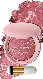 Baked Blush & Highlighter Powder, Pink Shimme...