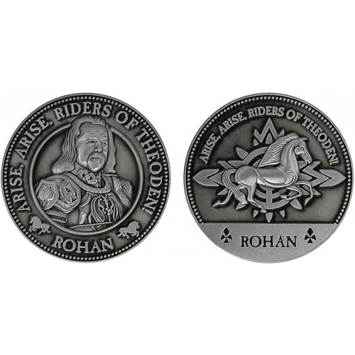 Fanattik Lord of The Rings Collectable Coin King of Rohan Limited Edition, One Size (THG-LOTR04)