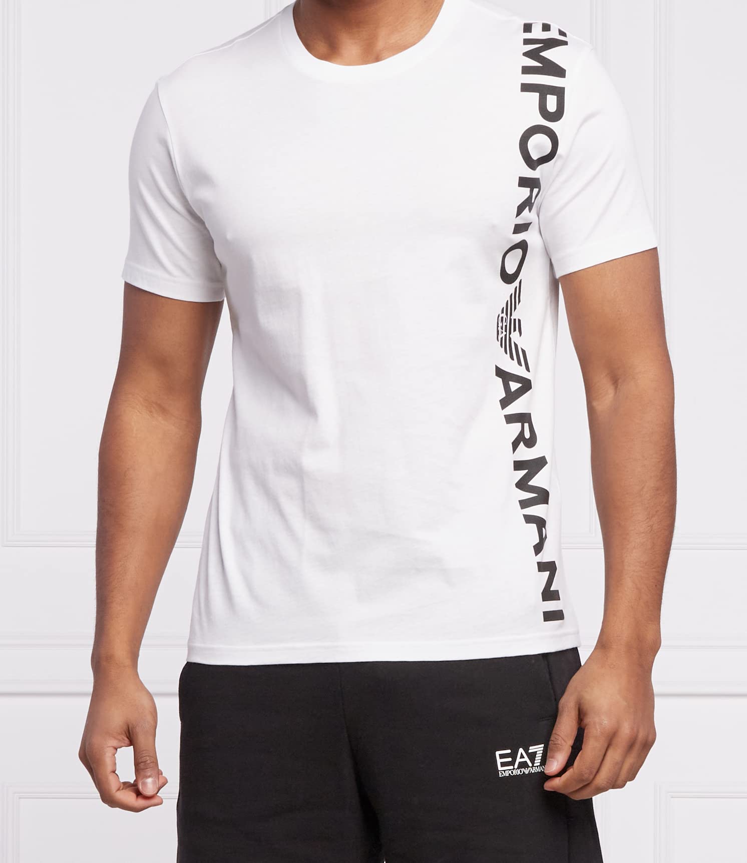 Emporio Armani Maglietta Uomo 211831 2R479, T-Shirt Manica Corta, Girocollo (Bianco, M)