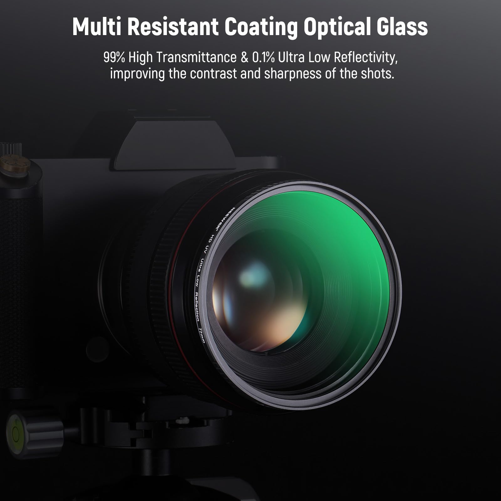 K&F CONCEPT Nano-D 46MM Filtro Polarizzatore Circolare CPL Slim Vetro Ottico HD con 24 Strati di Rivestimento Nano