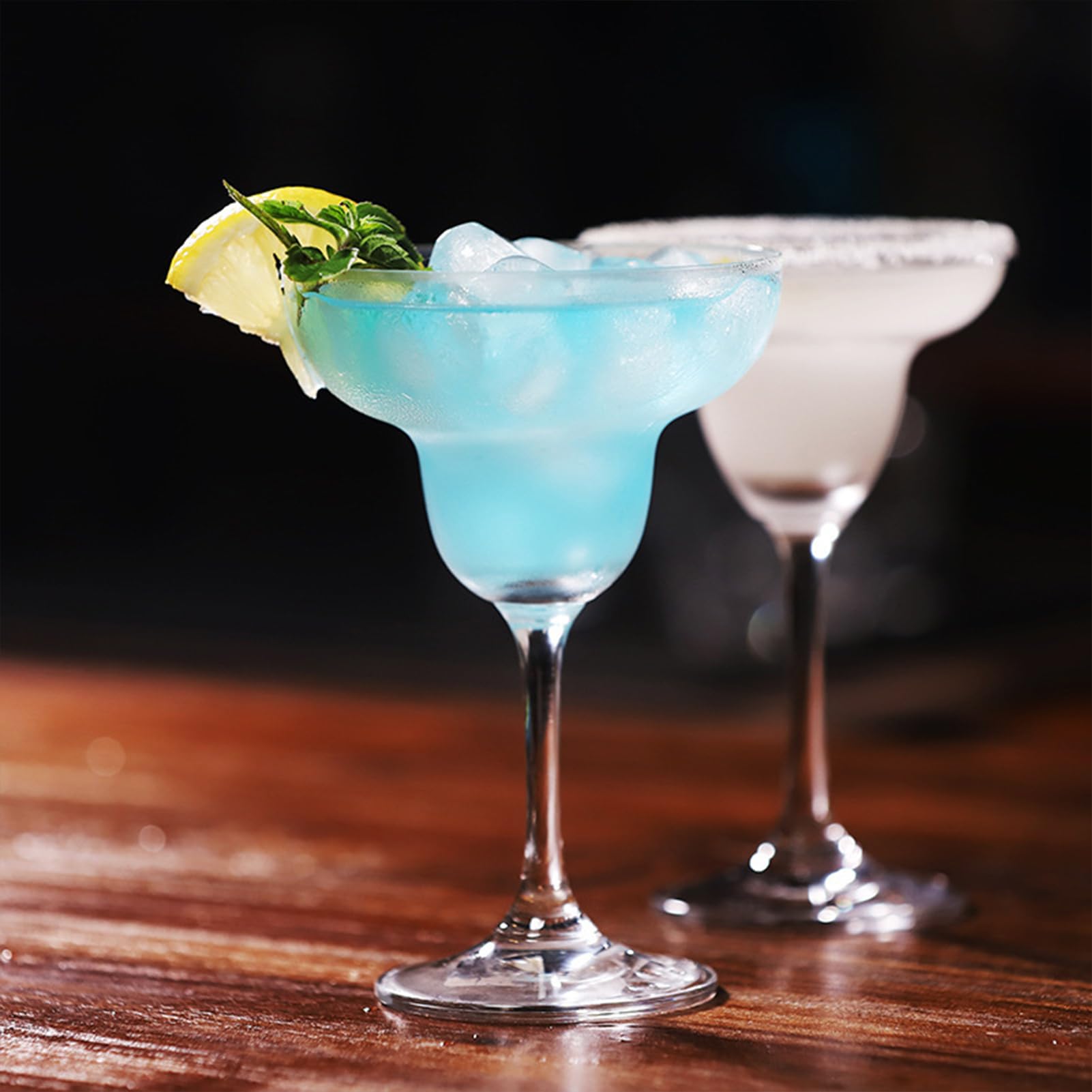 Lot de 25 verres à margarita en plastique transparent, parfaits pour les fêtes, les martinis et les cocktails