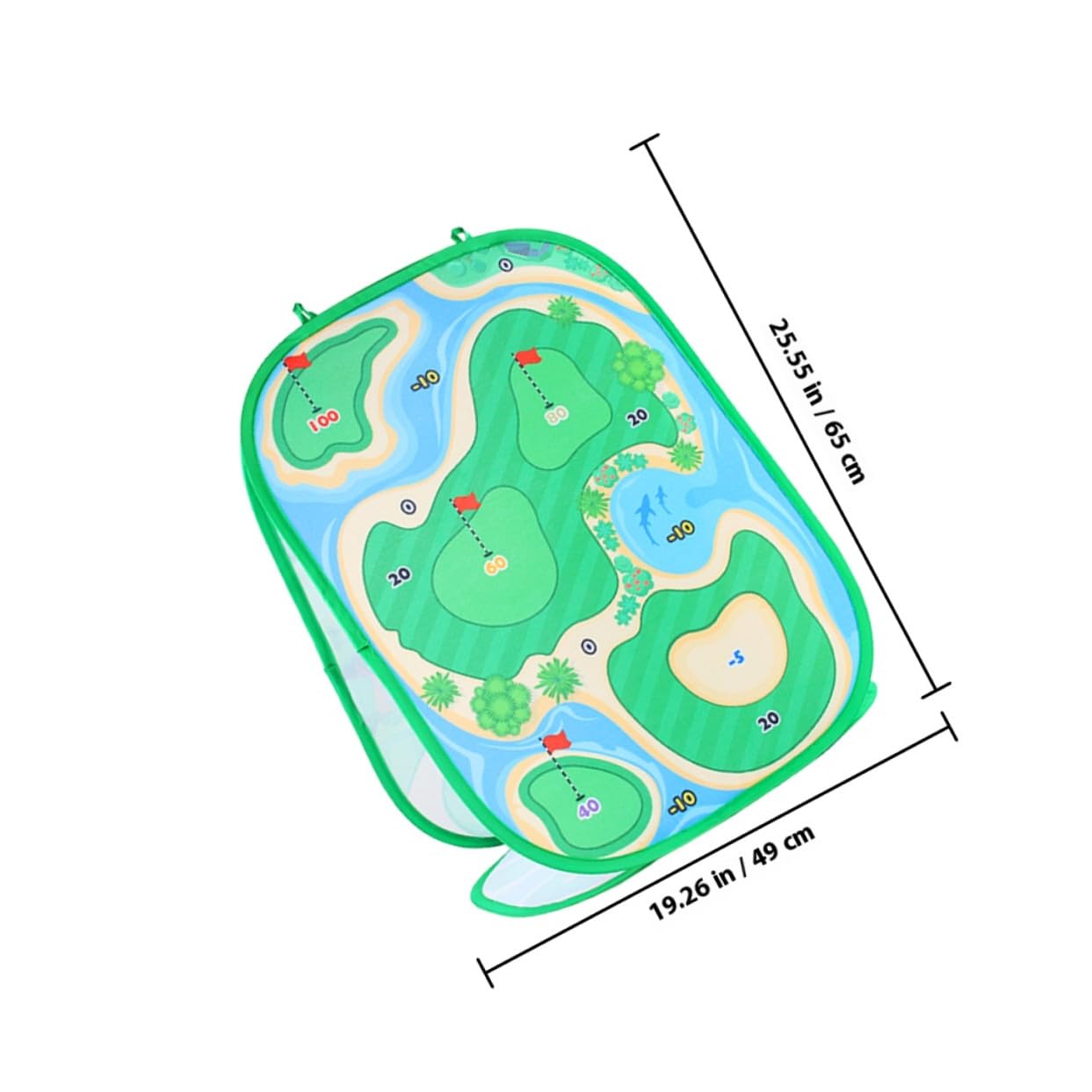 UPKOCH Set da Golf per Ragazzo Ragazza Tappetino da Gioco Portatile e Sacchetti da Lancio, Giocattolo Sportivo per Attività Genitori-figli Indoor e Outdoor, Stimolazione Abilità