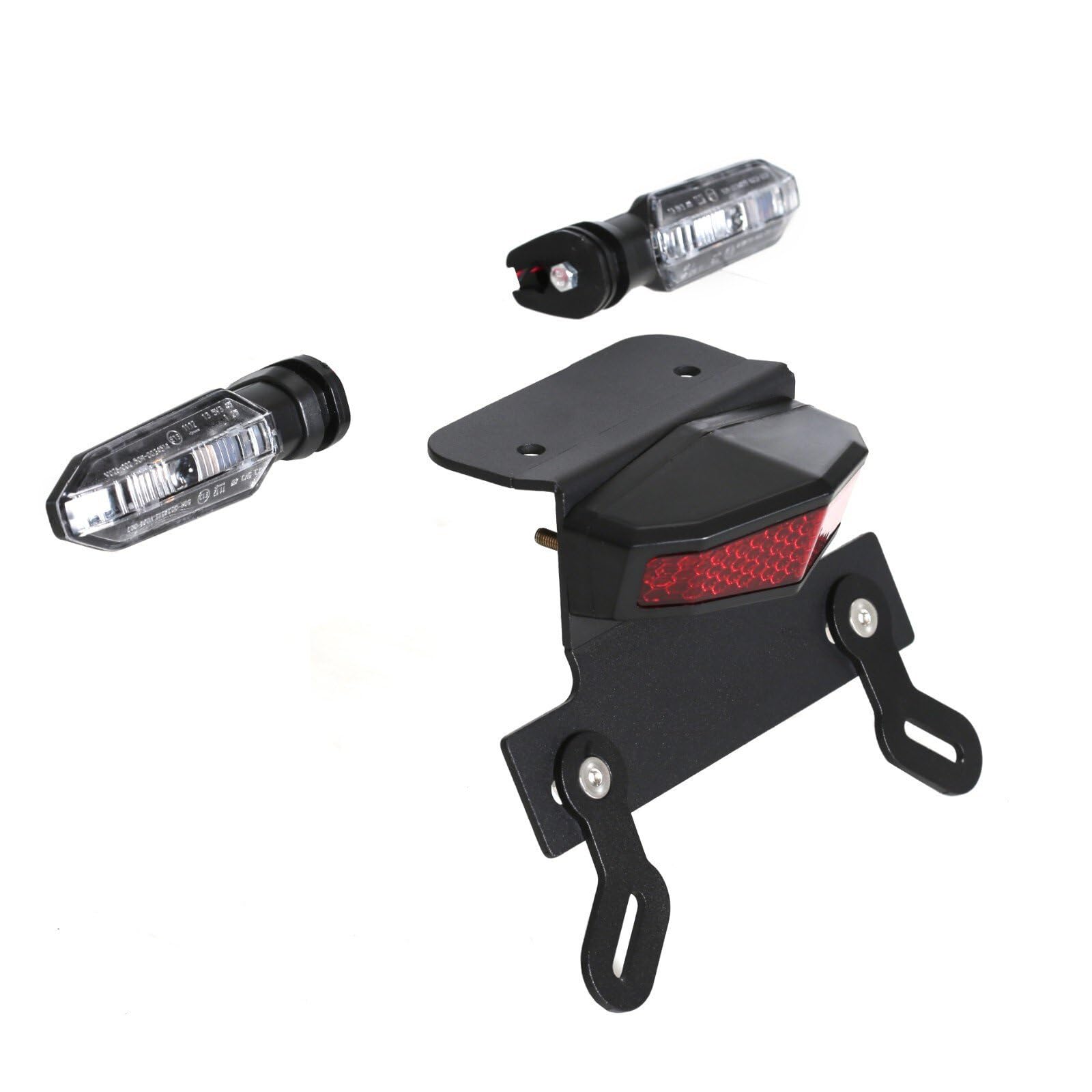 Portatarga Per Moto Con Eliminacoda E Luci Di Direzione A LED Per CRF300L E CRF 300L RALLY 2021 2022 2023 2024