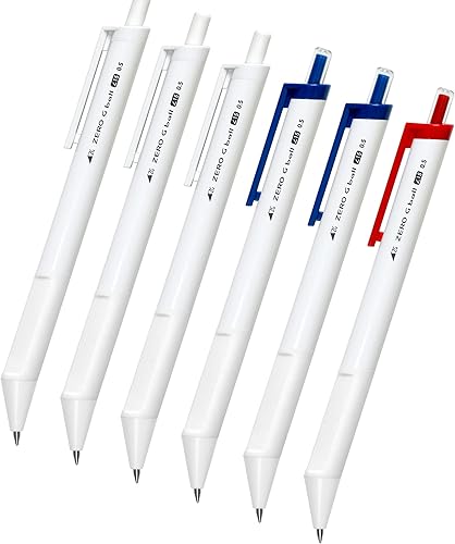 Miniatura 9 de Bolígrafo estándar, 0.028 in, tinta de 3 colores (negro, azul, rojo), cuerpo mixto, 6 bolígrafos por paquete