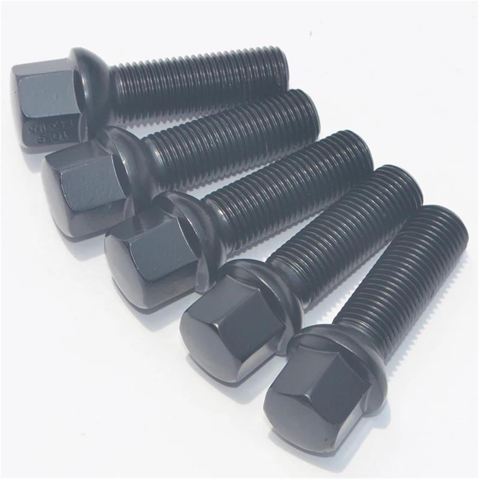 Abstandshalter für Reifenversatz 15MM 5x112 5X4.41'' I 5X4.41 Zoll 57,1mm Radverbreiterungen Mit Verbreiterten Schrauben Für Glof Für GTI(15mm black)