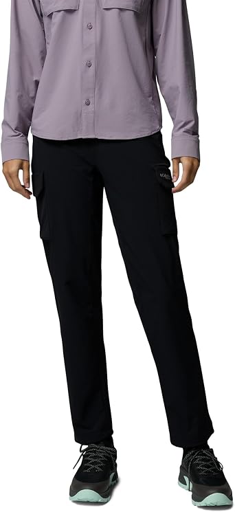 Columbia Womens Silver Ridge Elite Pant, Black, 6