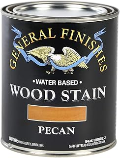 General Finishes Water Based Wood Stain, 1 Quart, Pecan