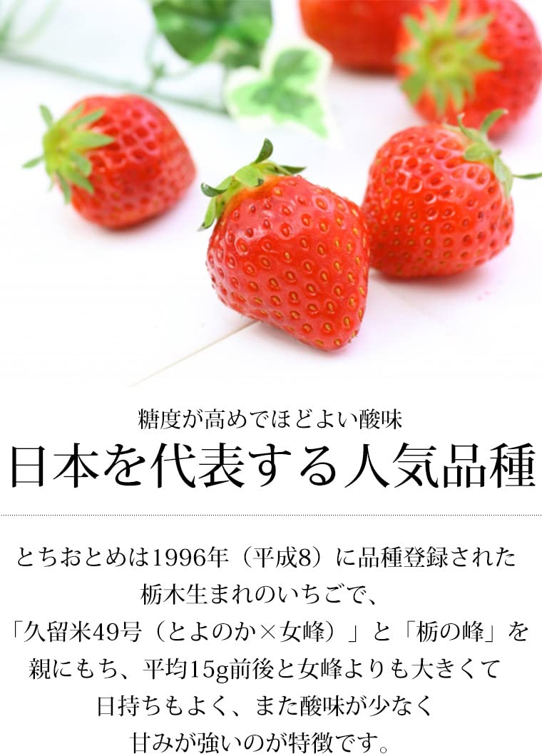 Amazon.co.jp: イチゴ とちおとめ 又は とちあいか SD 4パック JAか
