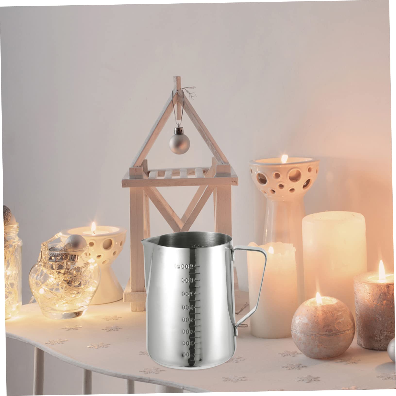 Healifty 1Pc Ad Alta Temperatura Di Fusione Tazza Di Candele Profumato Di Fusione Versando Brocca Tazza Di Fusione Della Caldaia Crogiolo Di Pentola Di Fusione Della