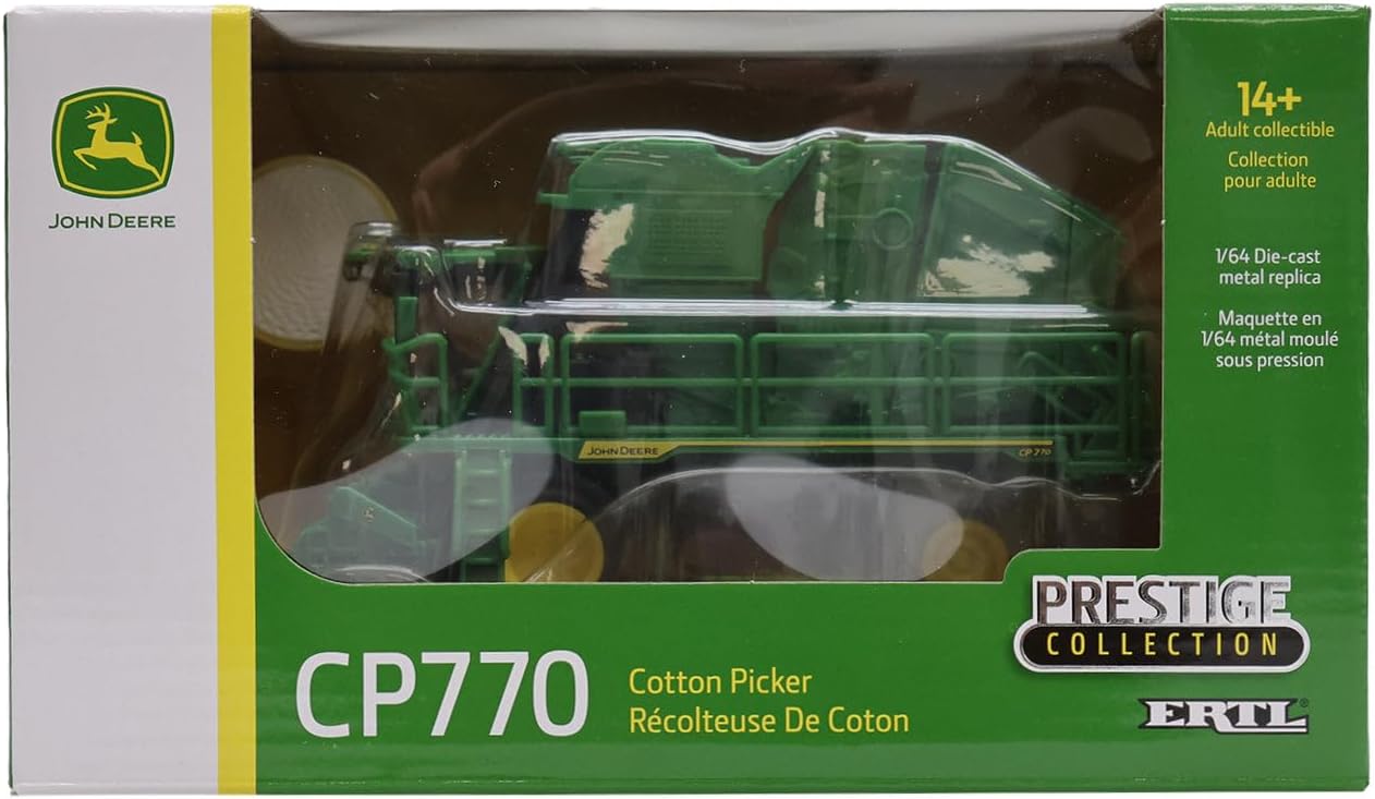 John Deere 1/64 CP770 Cotton Picker Prestige Collection Toy - LP82816