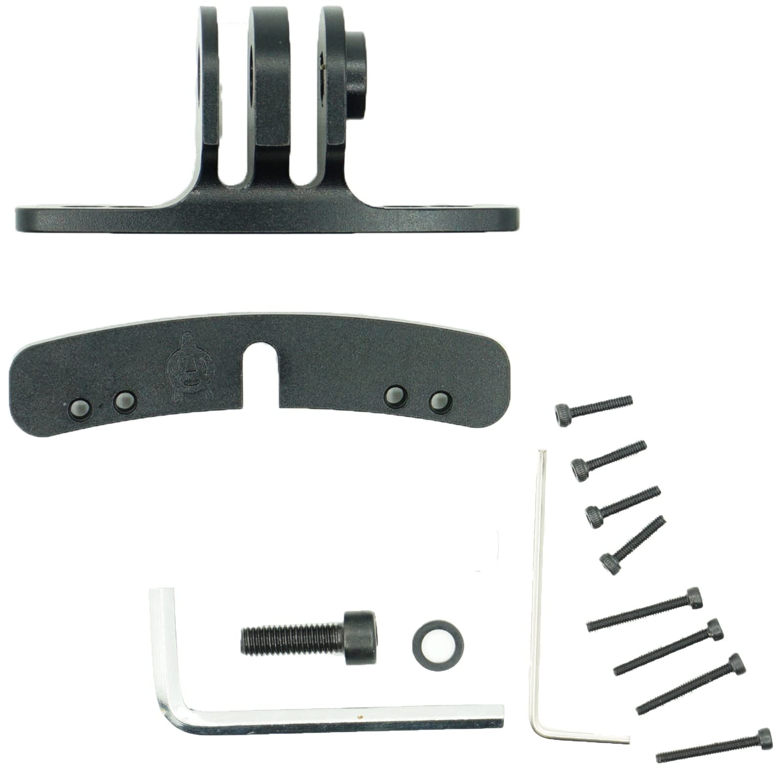 Paintball-Maskenhalterungsklemmen – Kamera-Brillenanschlussadapter Aluminium i4 i5 Go Pro EVS Helmsockel