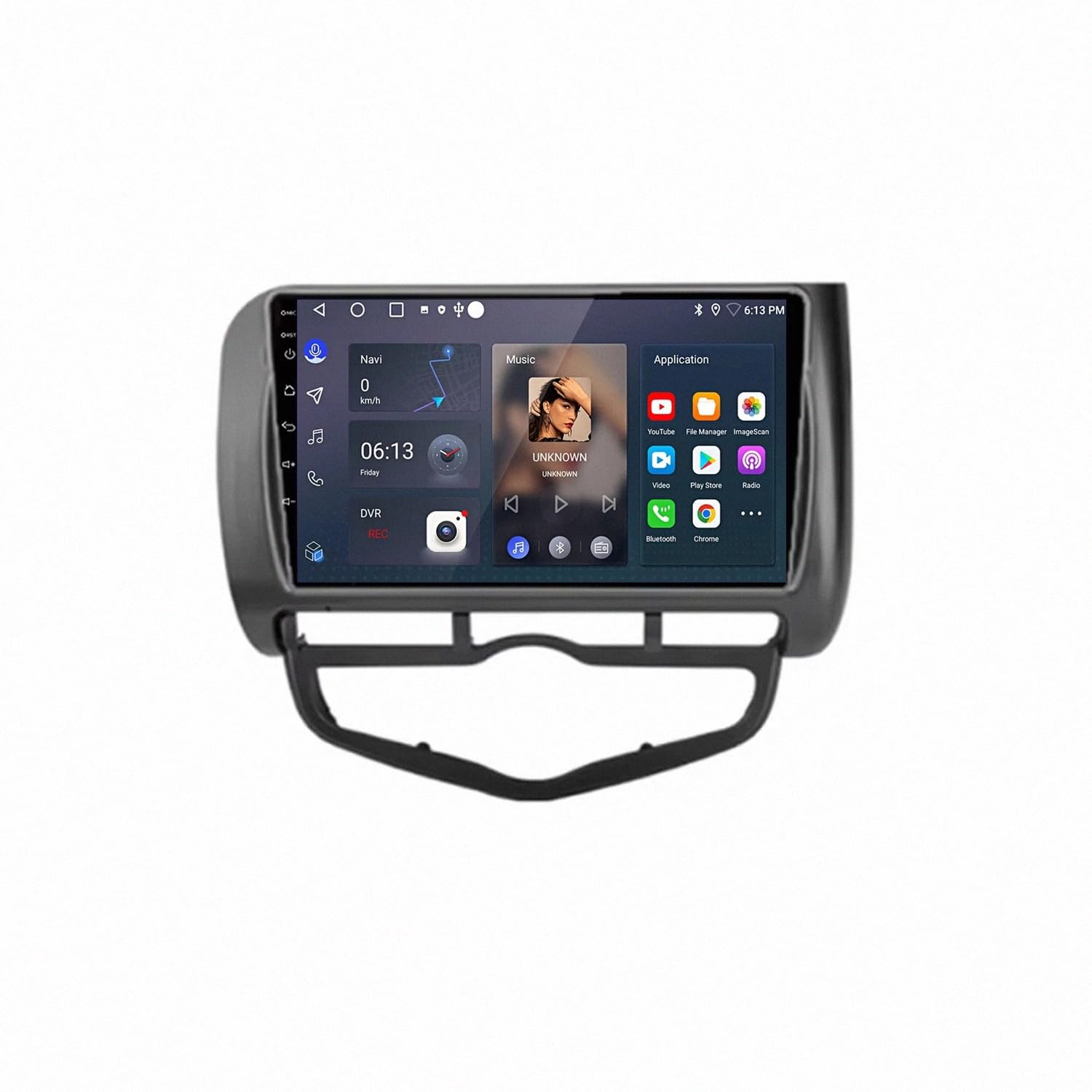 Autoradio Gps Navigation 2 Din per HONDA FIT JAZZ City 2002-2008 Wireless Carplay Android Auto Stereo Auto Bluetooth Ips con Pantalla Táctil con Gps, 4 Nucleo 2G+32G