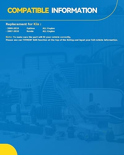 Miniatura 8 de PHILTOP Amortiguador delantero completo para Optima 2006-2010, Rondo 2007-2010, suspensión rápida 171135 171136, puntales con conjuntos de muelles