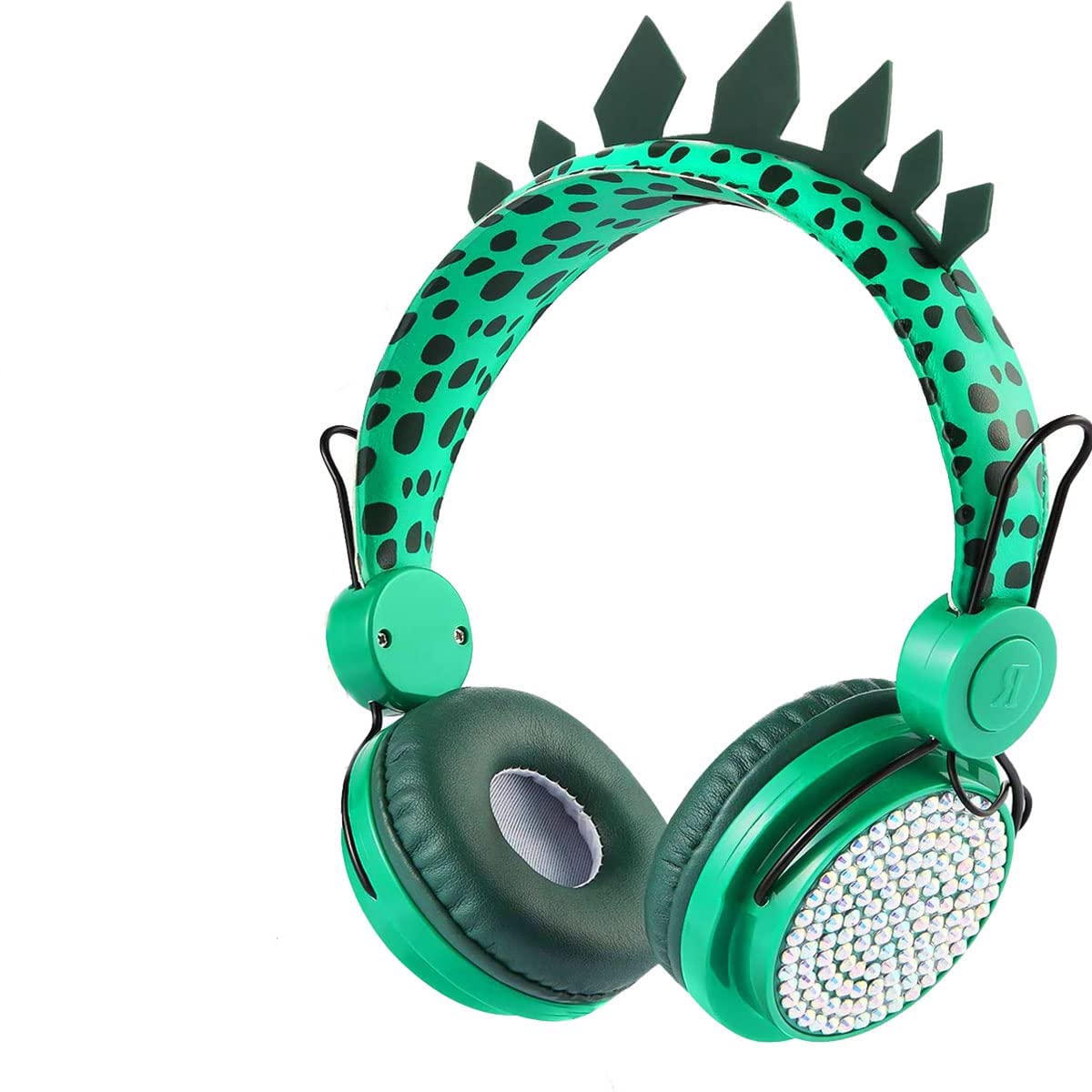 SYOSI Kids Headphones, Dinosaur Wireless Childrens Headphones, Bluetooth Toddler Headphones Over-ear with Mic for Pc IPad Study Travel Birthday Gifts