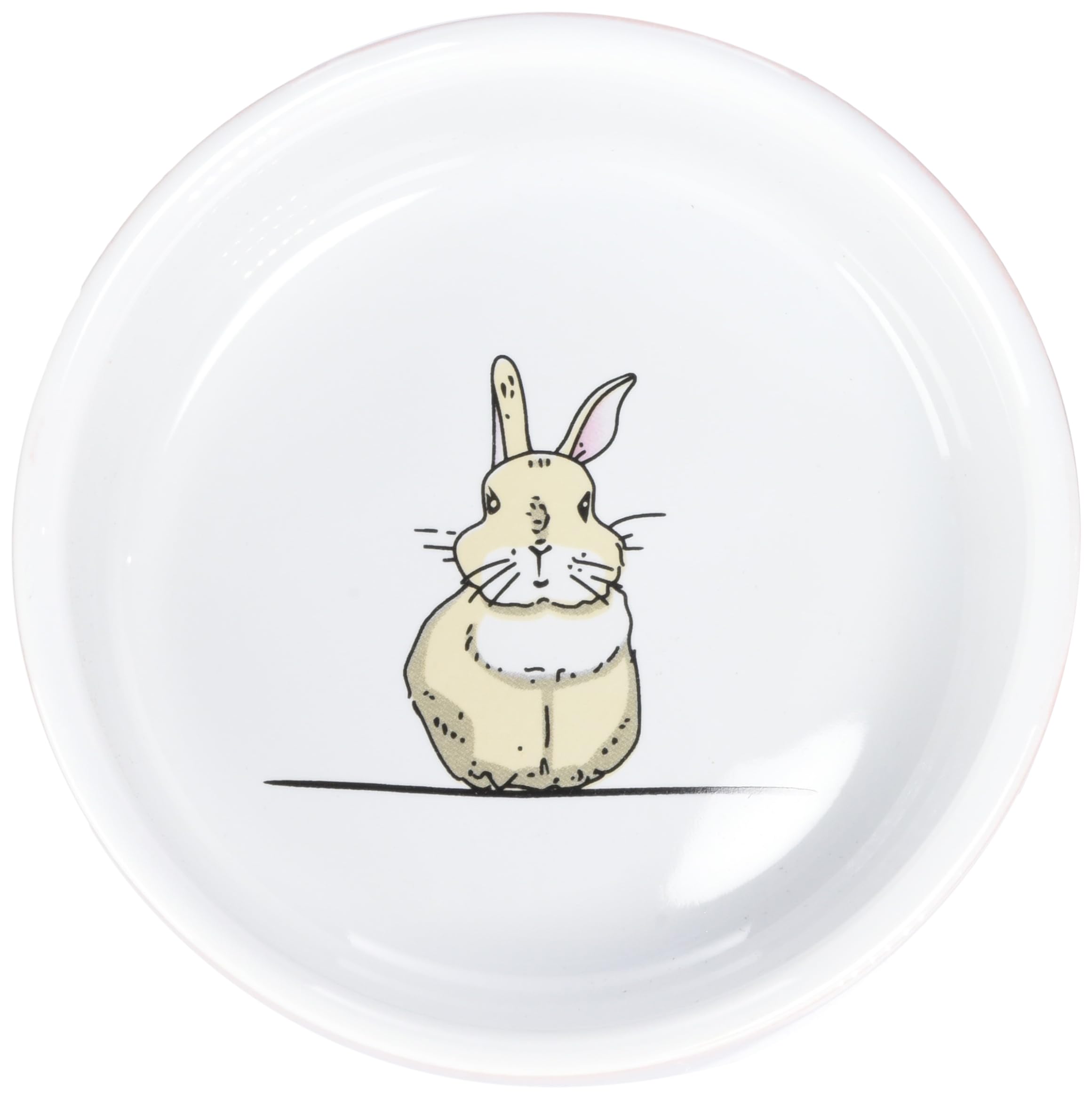 Nobby Ceramiczna miska dla gryzoni, kolor łososiowy/biały Ø 11 cm x 4,5 cm, 1 sztuka
