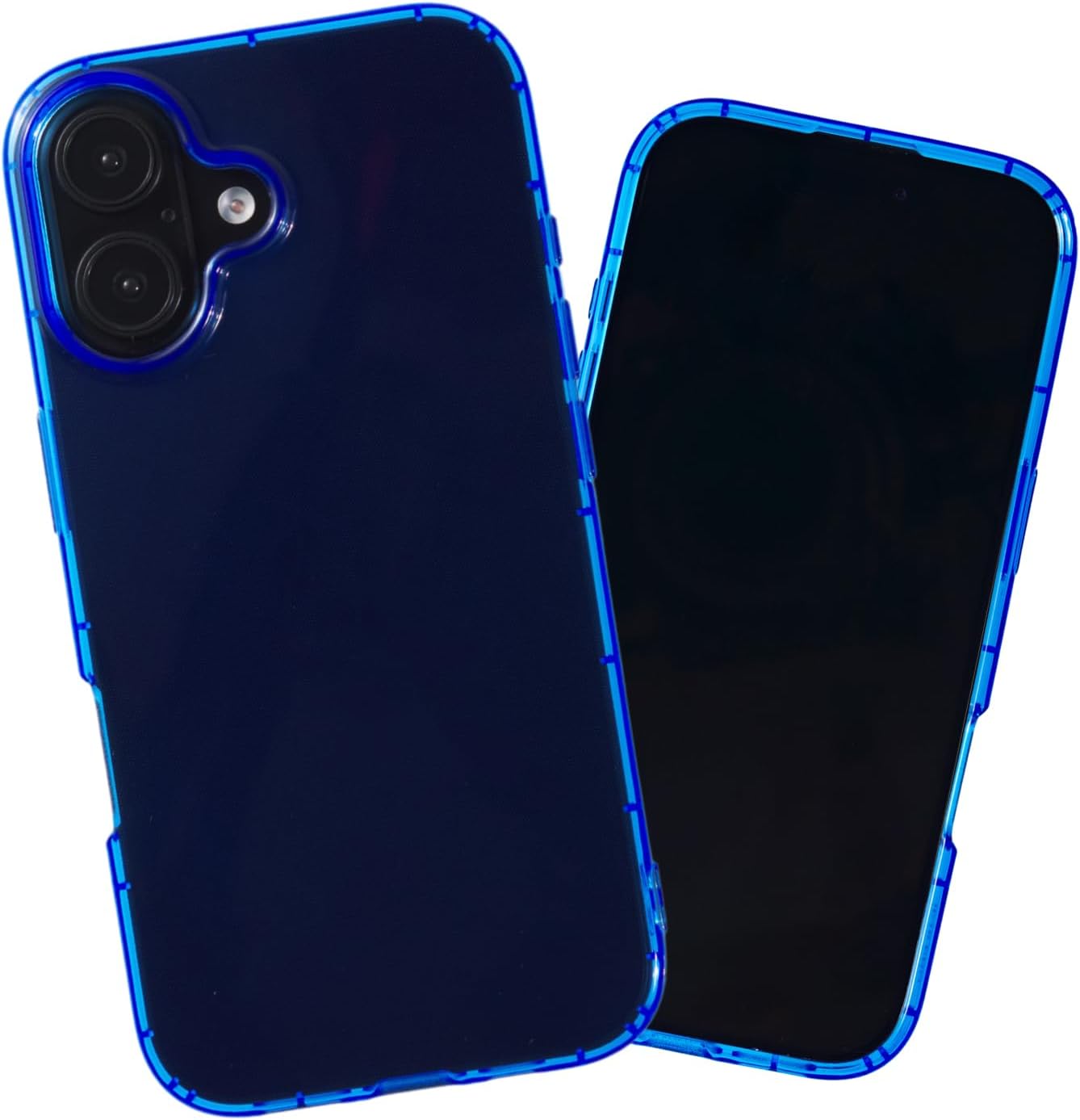 SteepLab Neon Highlighter Case for iPhone 17 Pro Max - The Grippy Jelly Case w/Protective Air Pockets (Saturated Vivid Purple)