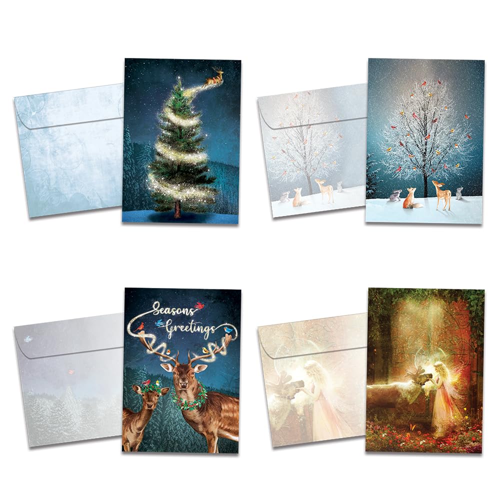 Aazon.co: Tree-Free Greetings - Season's Greeting Cards - Artful - View #7