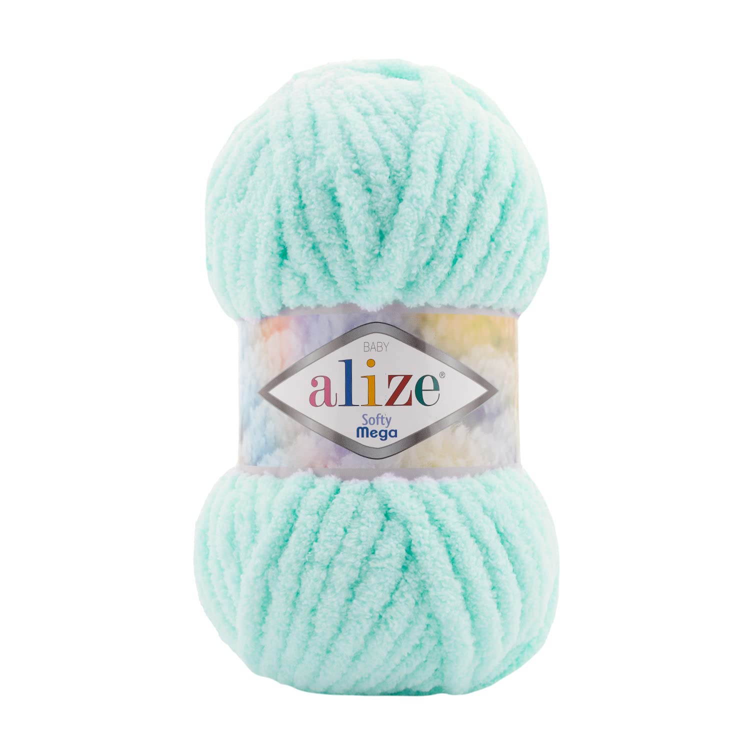 Alize Softy Mega Chunky Blanket, Scarf, Baby Knitting Crochet Yarn 100g Ball (1, 669)