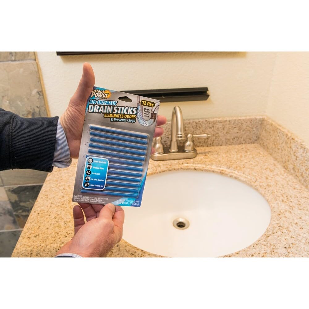 Amazon.com: Instant Power Stick Enzymatic Drain Opener 12 pk