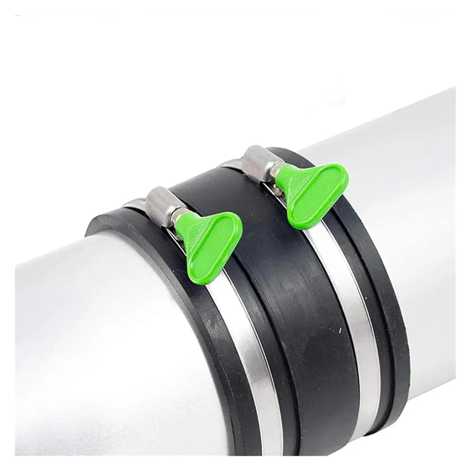 2pcs Adjustable Hose Clamps 304 Stainless Steel Hoop 90mm-110mm Screw Band Car Fuel Pipe Clips Worm Gear Clip Fixed Tools