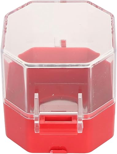 Miniatura 7 de Cubierta de botón de parada de emergencia Bloqueo Transparente Cubierta de interruptor de botón con agujero grande, conveniente y práctico para